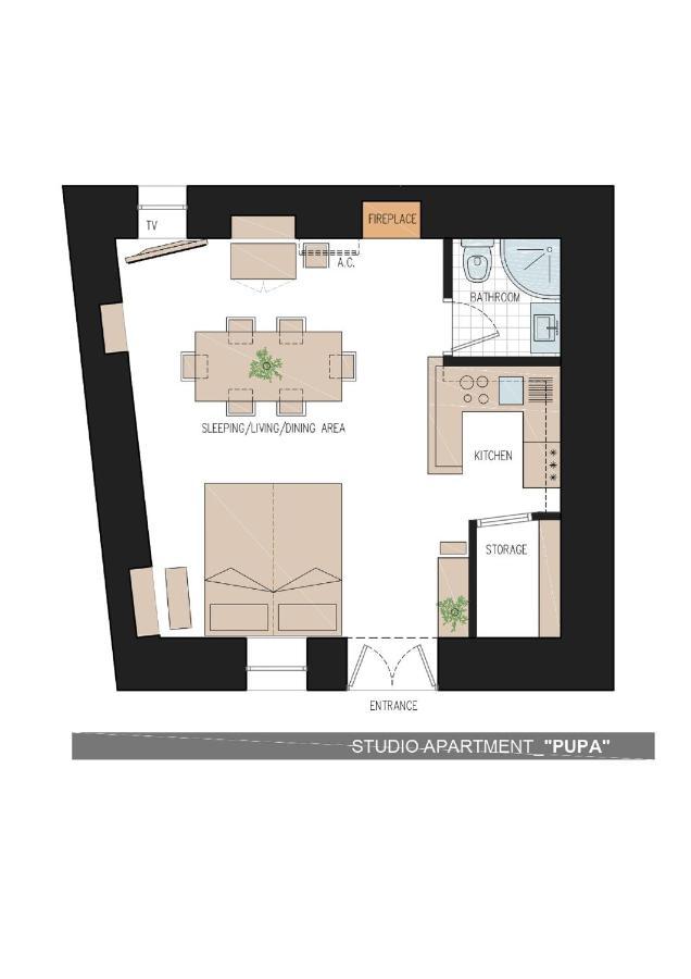Studio Apartment Pupa Dubrovnik Buitenkant foto